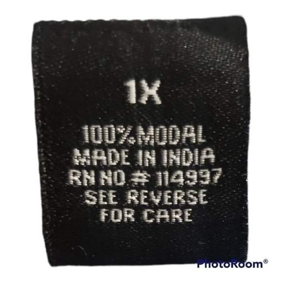 Tolani Collection Open Front Abstract Kimono Size 1X - Picture 4 of 7